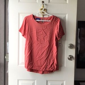 “Rusty” colored silk top